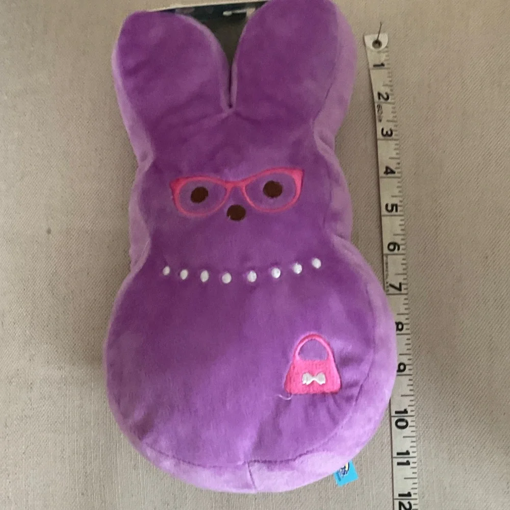 Peeps Purple Plush Bunny Dog Toy